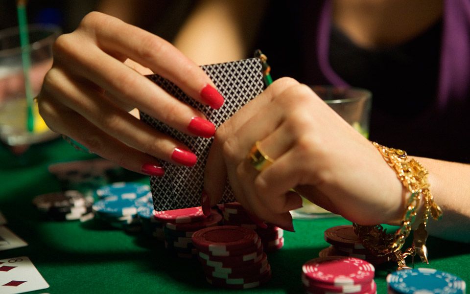 Girl Won Cards Casino Image & Photo (Free Trial)