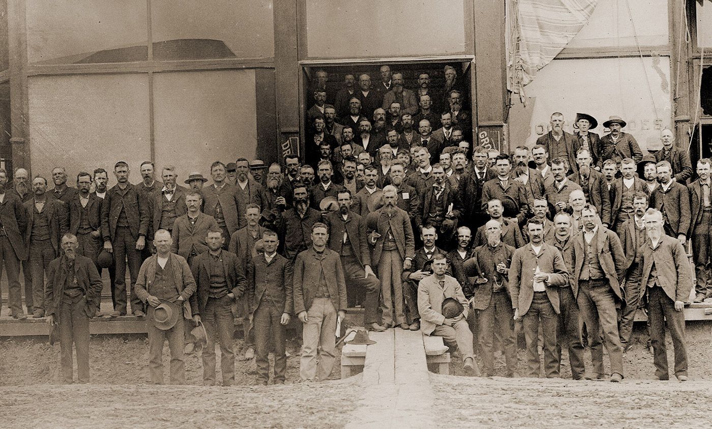 People's Party candidate nominating convention held at Columbus, Nebraska, 15 July 1890. <em>Courtesy Wikipedia</em>