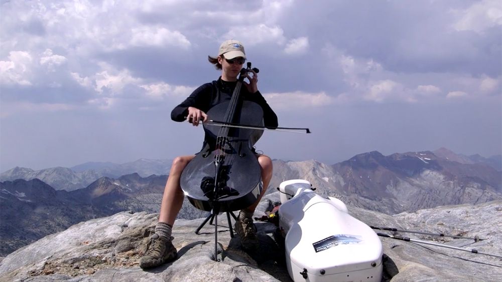 Bach cello piece played atop a mountain is as exhilarating as you ...